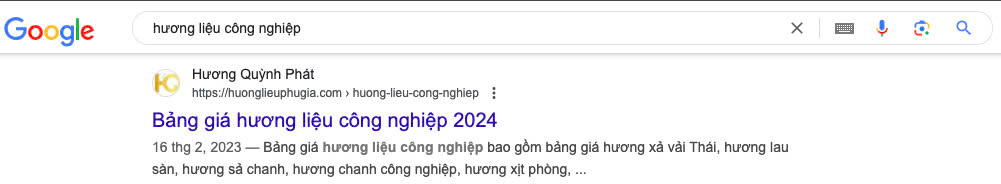 Lĩnh vực hương liệu công nghiệp sau khóa đào tạo seo