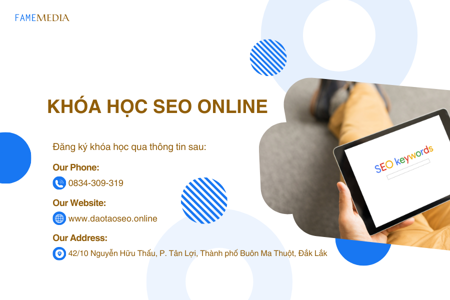 KHÓA HỌC SEO ONLINE