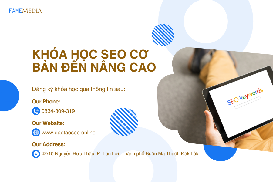 Khóa học seo cơ bản đến nâng cao