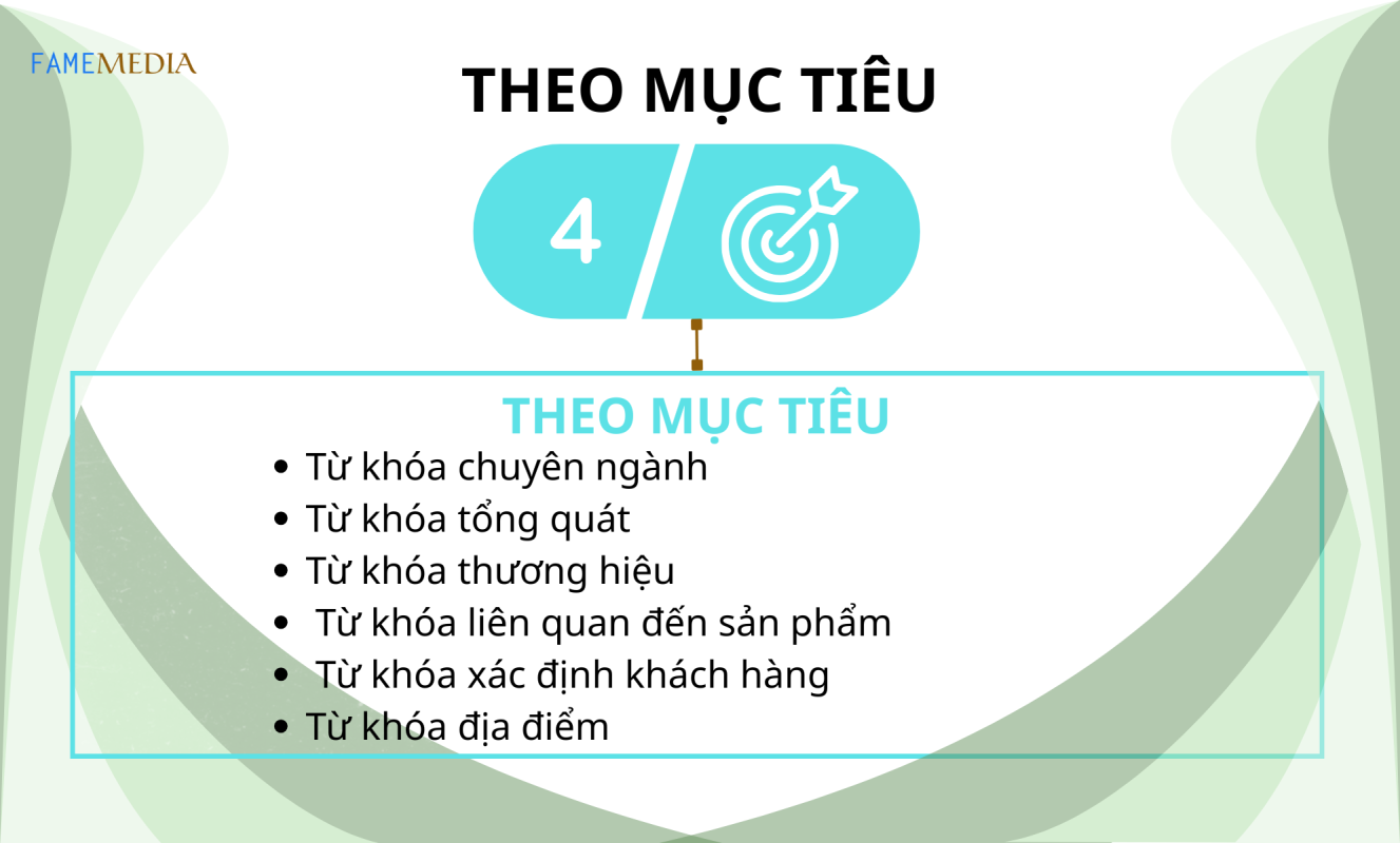 Phân loại từ khóa theo mục tiêu