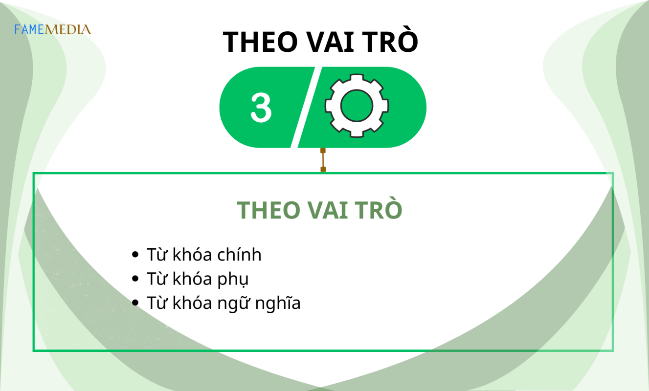 Phân loại theo vai trò