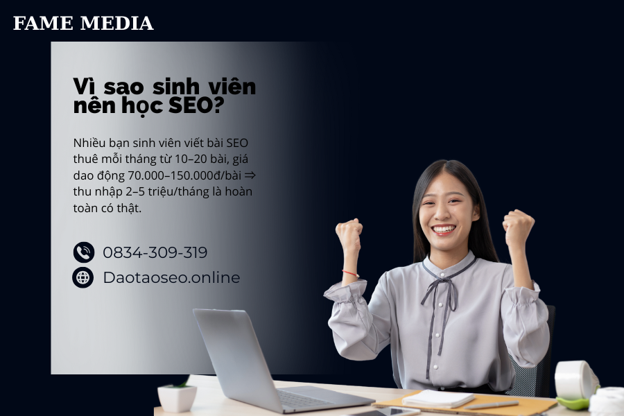 Vì sao sinh viên nên học SEO