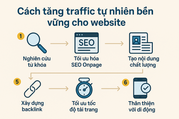 Cách tăng traffic tự nhiên bền vững cho website